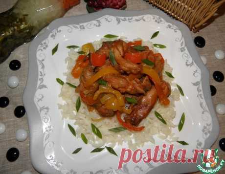 Куриное мясо с болгарским перцем – кулинарный рецепт