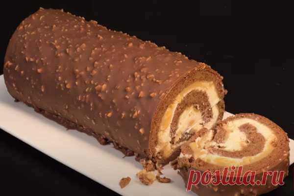 Вкусный шоколадный рулет Сникерс в домашних условиях - КУХНЯ МИРА 
 
 
 
 Этот быстрый и простой рулет Сникерс может приготовить абсолютно любой. Вы и ваши друзья будут в восторге от этого рулета Сникерс, приготовленного в домашних условиях Ингредиенты: Для теста Яйца куриные — 5 яиц Масло сливочное — 50 граммов Сахар — 150 граммов крахмал — 30 граммов соль — 1 щепотка Нутелла […]