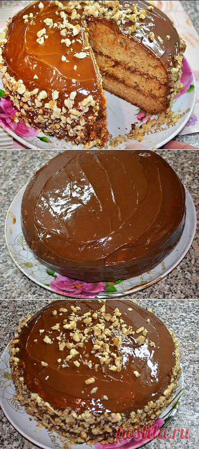 Торт «Аленка» со сгущенкой в мультиварке - Вкусный день