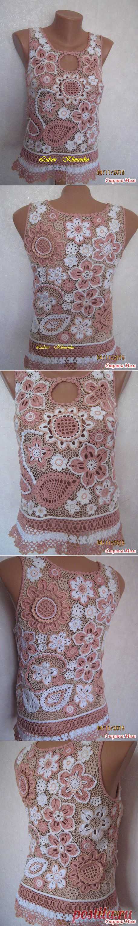 .. Топ. Ирландия. - Все в ажуре... (вязание крючком) - Страна Мам