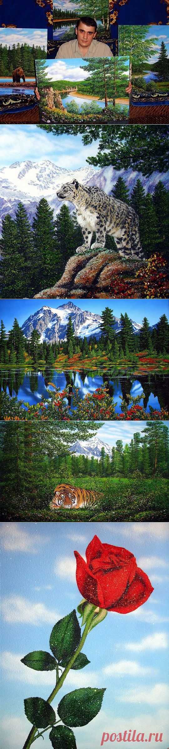 Уникальные картины из камней-самоцветов (ФОТО) | САМЫЙ СОК!