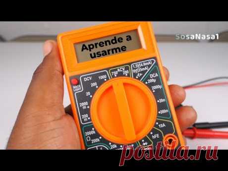 Mini curso de como usar un multímetro digital básico modelo 830