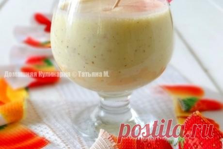 Шоколадный смузи с манго и миндалем – рецепт с фото