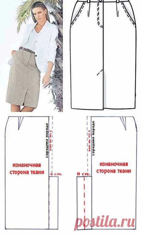 Обработка шлицы на юбке, пиджаках, пальто