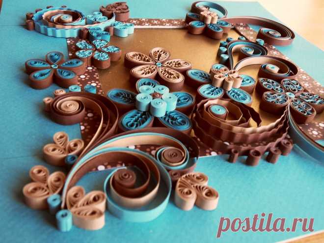 Quilling - Się kręci: Kartka dla Marty Jot.