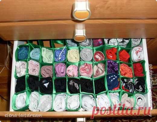 Органайзер для белья своими руками | Страна Мастеров