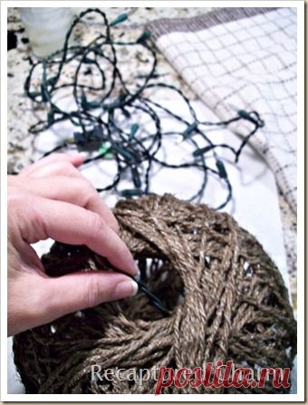 МАСТЕРИЛКА. Лампа "Тыква". Просто