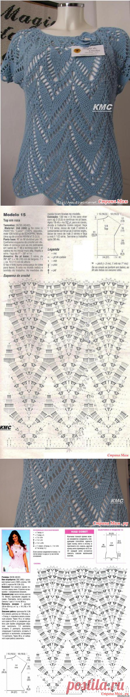 Ажурная топ-туника в он-лайн