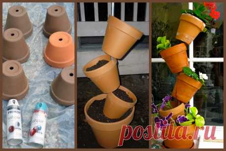 Вертикальные клумбы: как сделать — Сделай сам, идеи для творчества - DIY Ideas