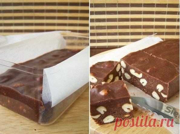 Фадж с кардамоном и кешью.