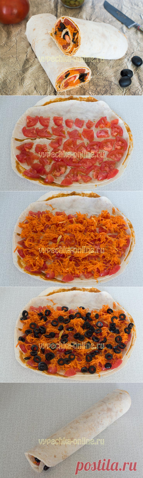 ✔️Начинка для лаваша с корейской морковкой (закуска – рулет): рецепт с фото