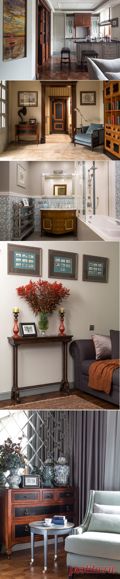 Houzz тур: Квартира с кессонами и кофейным уголком