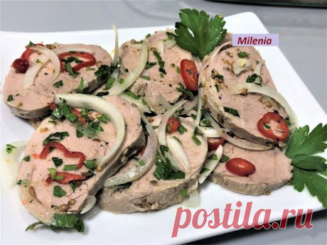 Закуска МАРИНОВАННОЕ МЯСО. Всегда выручает на УРА! Мясо очень нежное, хранится несколько дней.