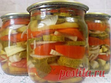 Несколько удачных рецептов засолки ассорти на зиму