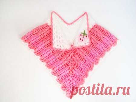 Детское пончо крючком » «Хомяк55» - всё о вязании спицами и крючком