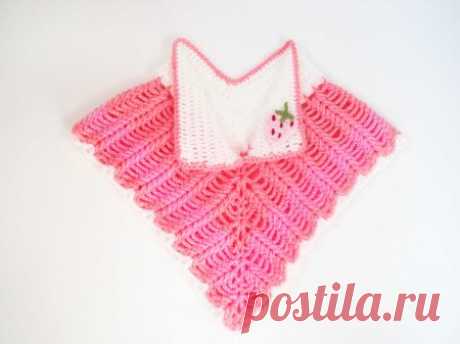 Детское пончо крючком » «Хомяк55» - всё о вязании спицами и крючком