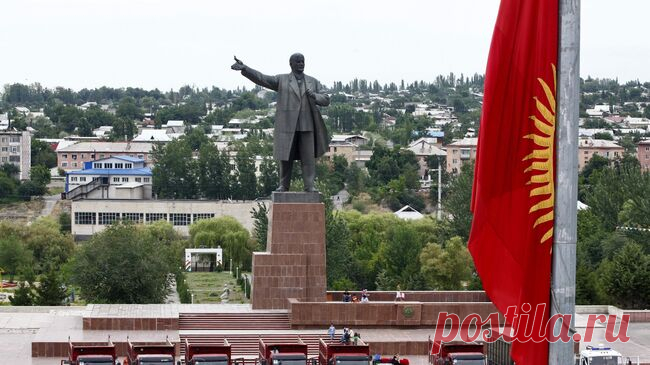Памятник Ленину в Оше перенесут в другое место