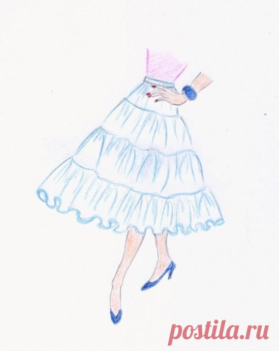 ​Как сшить нижнюю юбку или подъюбник из фатина