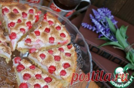 Наивкуснейший вишнёвый пирог - кулинарный рецепт
