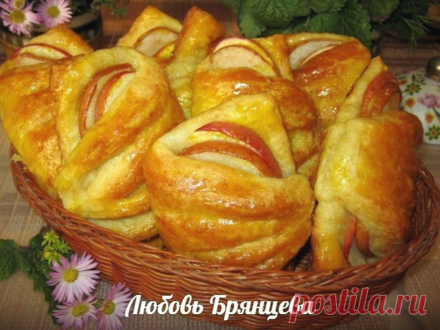 Рецепт с фото: Булочки из творожного теста с яблоками:Хлебосольные хозяйки. Рецепты домашней кухни