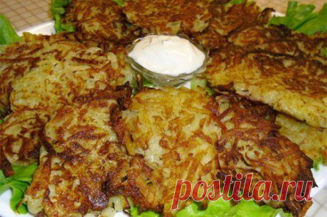 Драники из картошки, рецепт — Вкусо.ру