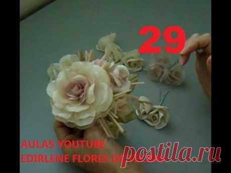 AULA 29: ESCOLHA DO TECIDO PARA FAZER FLORES DE CABELOS E ROUPAS DE FESTAS