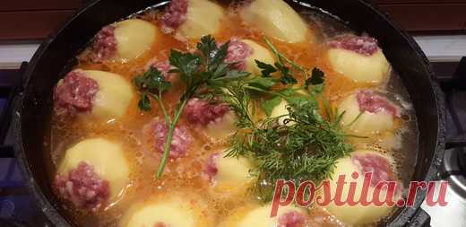 Фаршированный картофель