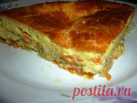 Для занятых женщин! Как быстро приготовить пирог с капустой