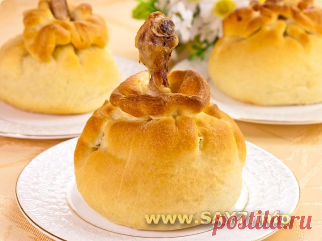 Куриные ножки "в мешочках"