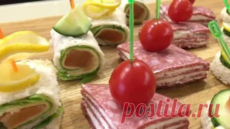 Шикарные Закуски на Праздник или Фуршет! Оригинально, Вкусно и Просто!