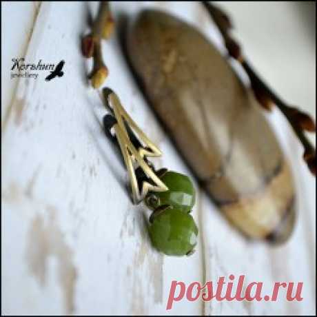 СЕРЬГИ из натуральных камней от Ирины Коршун