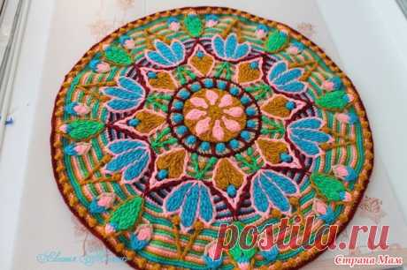 Коврик-мандала - Хенд-Мейд | HANDMADE - Страна Мам
