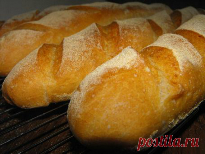 БАГЕТЫ (Baguette de tradition franзaise sur poolish)