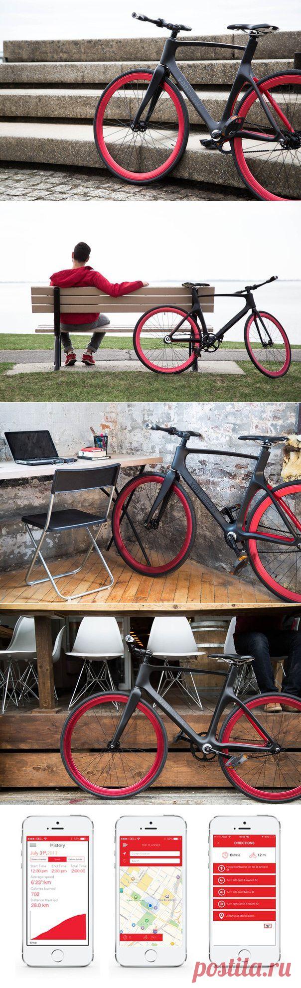 Vanhawks Valour: «умный» велосипед с навигацией и трекером активности