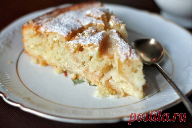 Творожная шарлотка