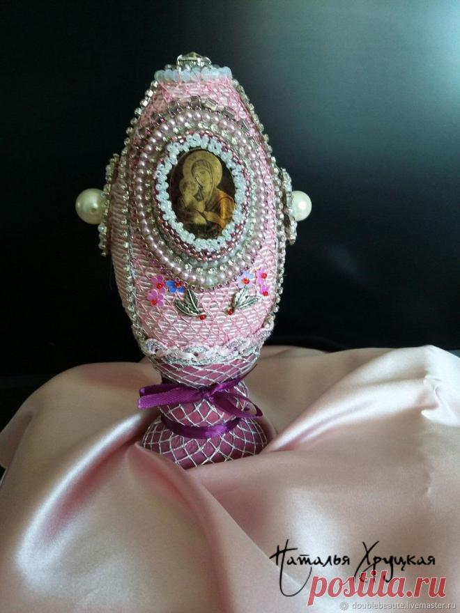 Интерьерное пасхальное яйцо: СВЯТОЙ ЛИК – купить на Ярмарке Мастеров – O9CGARU | Яйца, Петушки