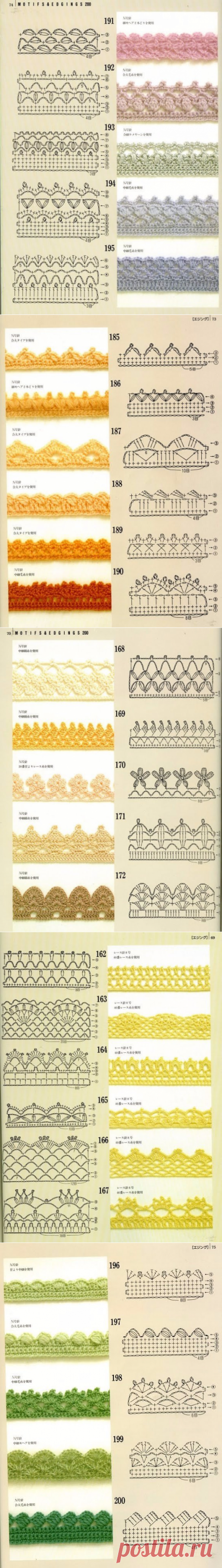 Обработка края изделия крючком: краеугольный камень красоты — Сделай сам, идеи для творчества - DIY Ideas