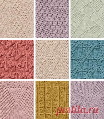 Рельефные узоры в книге Norah Gaughan "Twisted Stitch Sourcebook" | Журналы