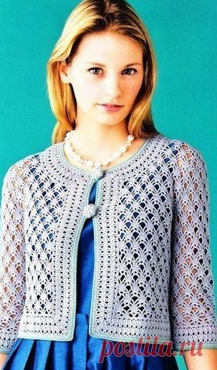 Короткие жакеты, связанные крючком — Рукоделие