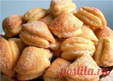 Лучшие кулинарные рецепты: "Творожное печенье"