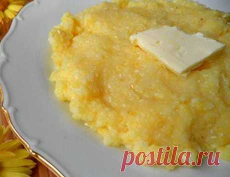 Кукурузная каша - пошаговый кулинарный рецепт с фото. / Простые рецепты