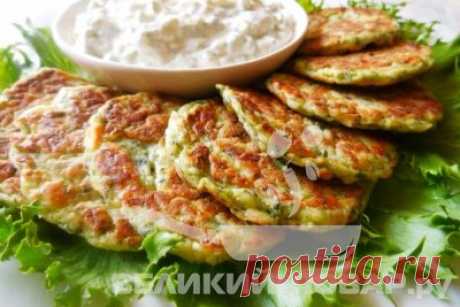 Рецепт кабачковых оладий в духовке