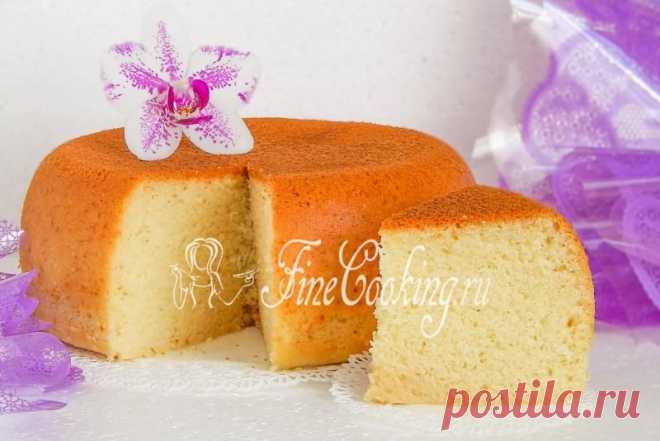 Бисквит на горячем молоке в мультиварке - FineCooking.ru