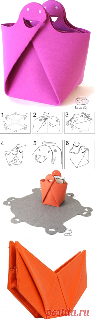 Сумки-оригами / Унесенные фетром / ВТОРАЯ УЛИЦА