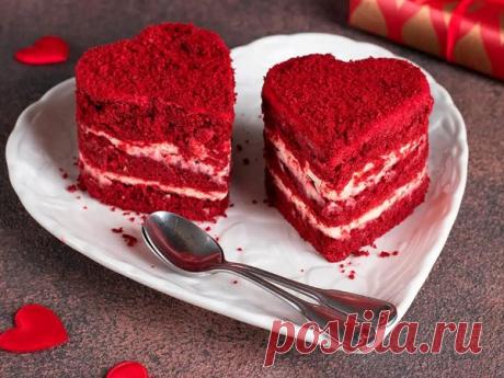 Бархатные сердечки: вкусный, легкий и эффектный десерт ко Дню святого Валентина