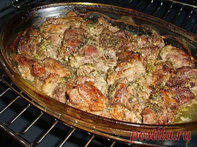Шикарное мясо по-грузински. Ничего вкуснее я в жизни не ела
