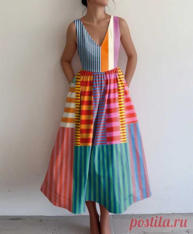 2025 Fish Print Dress