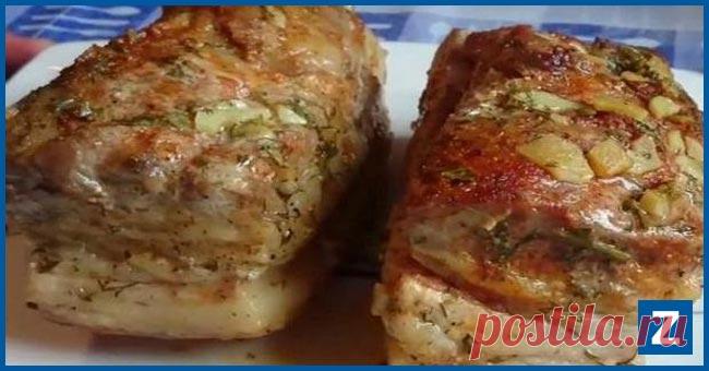 Cало, запеченное в фольге в духовке Читать далее...