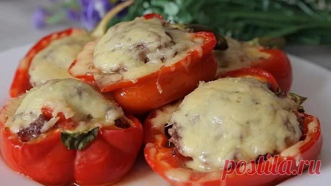 Ешь и Худей! Безумно Вкусный и Полезный Ужин! Фаршированные Перцы в Духовке!