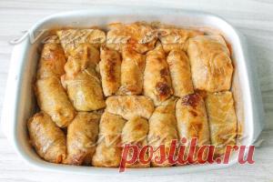 Голубцы в духовке, рецепт пошагово с фото